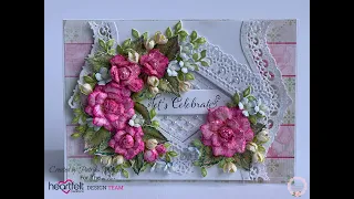 Introducing the new Heartfelt Creations Deluxe Flower Shaping Cardstock