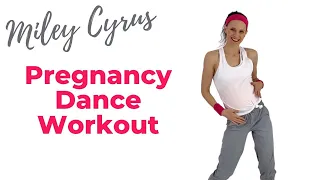 Pregnancy Dance Workout | Miley Cyrus Prisoner Lyrics | Cardio Dance Workout