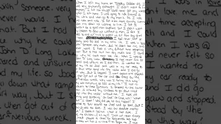 Susan Smith's confession letter (@ProperHorrorshow) Full vid in the description #truecrime #shorts