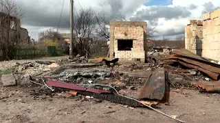 Anadolu Agency captures footage of destruction in Ukraine's Moshchun village