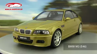 ck-modelcars-video: BMW M3 (E46) Baujahr 2003 phoenix gelb 1:12 OttOmobile