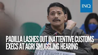 Robin Padilla berates ‘busy’ customs execs at agri smuggling hearing