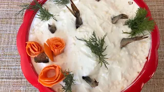 Рыбки в пруду//Салат с шпротами//На праздничный стол.