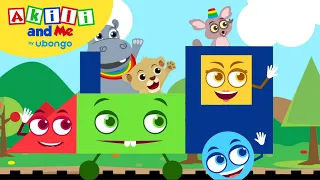 EPISODE 13: Akili and the Shape Train | Full Episode of Akili and Me |African Educational Cartoons