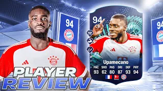 🔒94 TOTS MOMENTS UPAMECANO PLAYER REVIEW - EA FC 24 ULTIMATE TEAM