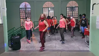 AERÓBICA E DANÇA..   JERUSALEMA..                               TURMA DA PRAÇA DA BIQUINHA..UHUUL ❤