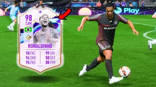 98 Cover Star Icon Ronaldinho is Actually BROKEN... 😳 | FIFA 23 Ultimate Team