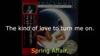 Donna Summer - Spring Affair LYRICS - SHM "Four Seasons of Love" 1976