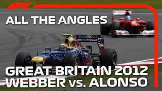 Webber And Alonso Duel At Silverstone | All The Angles | 2012 British Grand Prix