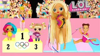 🏆GIMME THAT BIG TROPHY!🏆 - OMG Dolls & Toddlers Gymnastic Competition Olympics with LOL SWAG FAMILY!