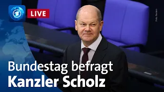 Bundestag: Regierungsbefragung mit Kanzler Scholz