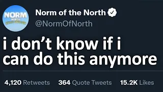 ConnorEatsPants reacts to the Norm of The North Twitter