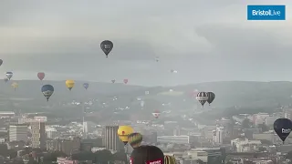 First mass ascent of Bristol International Balloon Fiesta