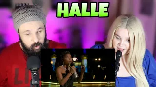 REACTION HALLE BAILEY CAN YOU FEEL THE LOVE TONIGHT