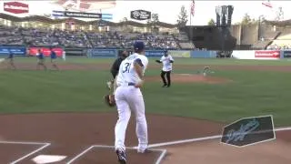 Throwing Out The First Pitch at Dodgers Stadium