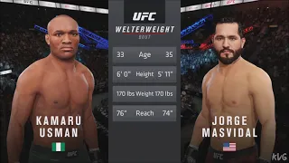 Kamaru Usman vs Jorge Masvidal UFC 4 gameplayy