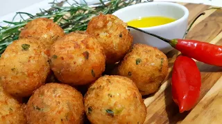 Bolinho de Bacalhau | Super Fácil e Crocante