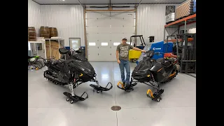 Ski-doo Expert vs Polaris Khaos Comparison