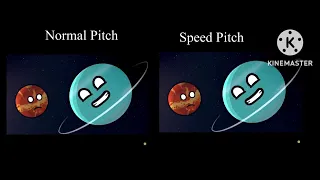 Venus wants a makeover! Sped up 9.1 X Normal pitch vs. Speed pitch comparison