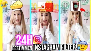 24 STUNDEN bestimmen INSTAGRAM FILTER was ICH ESSE (Mcdonalds Starbucks Dunkin Donuts)