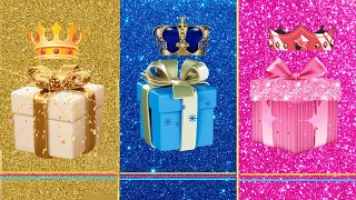 Choose your gift|ELIGE TU REGALO😍😍💖💖🌈🌈💙💙 #3giftbox #pickonekickone #wouldyourather