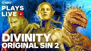 Divinity Original Sin 2 - Console Gameplay Livestream - IGN Plays Live