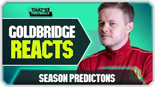 REACTING To My Premier League 19/20 Predictions Goldbridge!