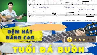 Hướng dẫn đệm hát guitar nâng cao bài Tuổi đá buồn || Trịnh Công Sơn || Điệu SlowRock