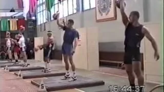 CR 2002 90kg Snatch Roslyakov vs Anasenko vs Morozov