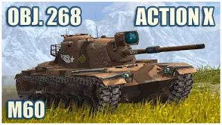 M60, Object 268 & Action X • Raseiniai Heroes WoT Blitz