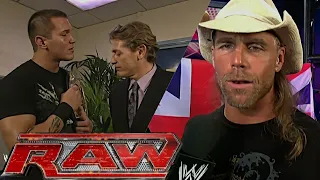 Randy Orton, Shawn Michaels & William Regal Backstage Segments RAW Oct 15,2007