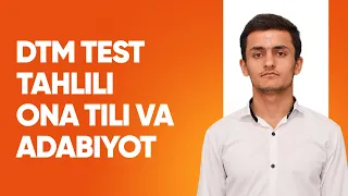 10-avgust 1-smenaga tushgan ona tili va adabiyot fanidagi testlar tahlili | Muhyiddin Shodmonov