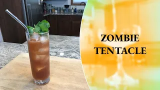 How to Make the Zombie Tentacle (from Kraken Rum) - Rum Cocktail - Cocktails at Home
