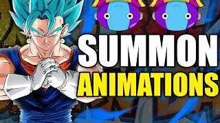 EXPLAINING WHAT EVERY SUMMON ANIMATION IN DOKKAN MEANS!!! | DBZ: Dokkan Battle