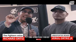 Vergil Ortiz responds to comments made by Bud Crawford @ him &  may buy a house In Fresno, CA