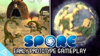 Spore - Early Prototype Gameplay [Beta and Cut Content]