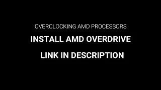 OVERCLOCKING FX-6300 AMD PROCESSOR using AMD Overdrive Technology - Discontinued Project.