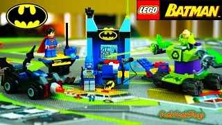 LEGO BATMAN Toys Unboxing, Time-lapse, Kids Playing & Review - with Superman & Lex Luthor