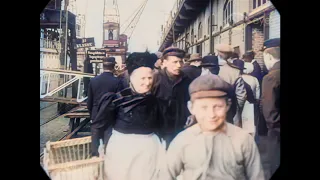 AI Colorized | 1914 - Scenes Around the Ports of Amsterdam