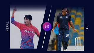 🇳🇵Nepal vs 🇺🇸 USA Match highlights/ match 2/ ICC LEAGUE 2