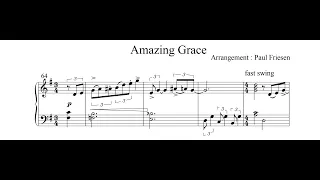 Different Ways to play Amazing Grace on Piano (Boogie) - [Sheet Music]