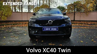 2024 Volvo XC40 "Extented" Recharge Twin 408hp | Walkaround | Acceleration | Fly by | Range test |4K