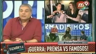 ¡Guerra: prensa vs. famosos!