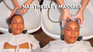 ASMR: I tried a Relaxing Nap Therapy Head Massage!