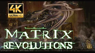 (4K) The Matrix Revolutions (2003) - Битва за Зион 2. Смерть Мефуне. Матрица: Революция (RUS).