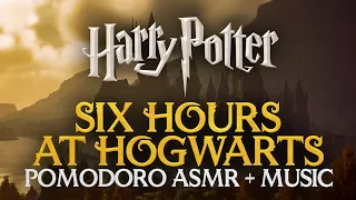 HARRY POTTER STUDY SESSION 📚⌛ Full Day Hogwarts Pomodoro ASMR + Music Timer, Focus Productivity