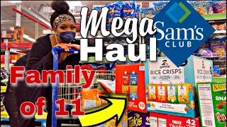 MEGA SAMS CLUB STOCK UP HAUL FOR FAMILY OF 11!