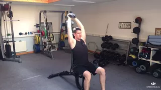 Seated Dumbbell French Press