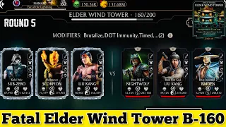 Fatal Elder Wind Tower Boss Battle 160 Fight + Reward MK Mobile