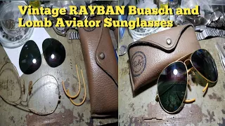 Vintage Ray Ban Bausch and Lomb Aviator Sunglasses